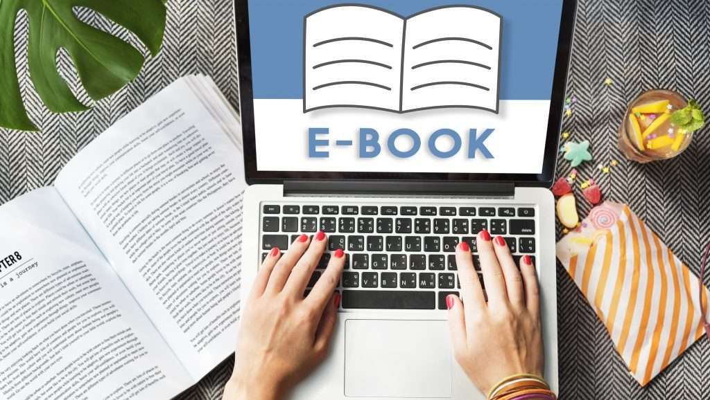 open pages book e book online learning graphic concept
