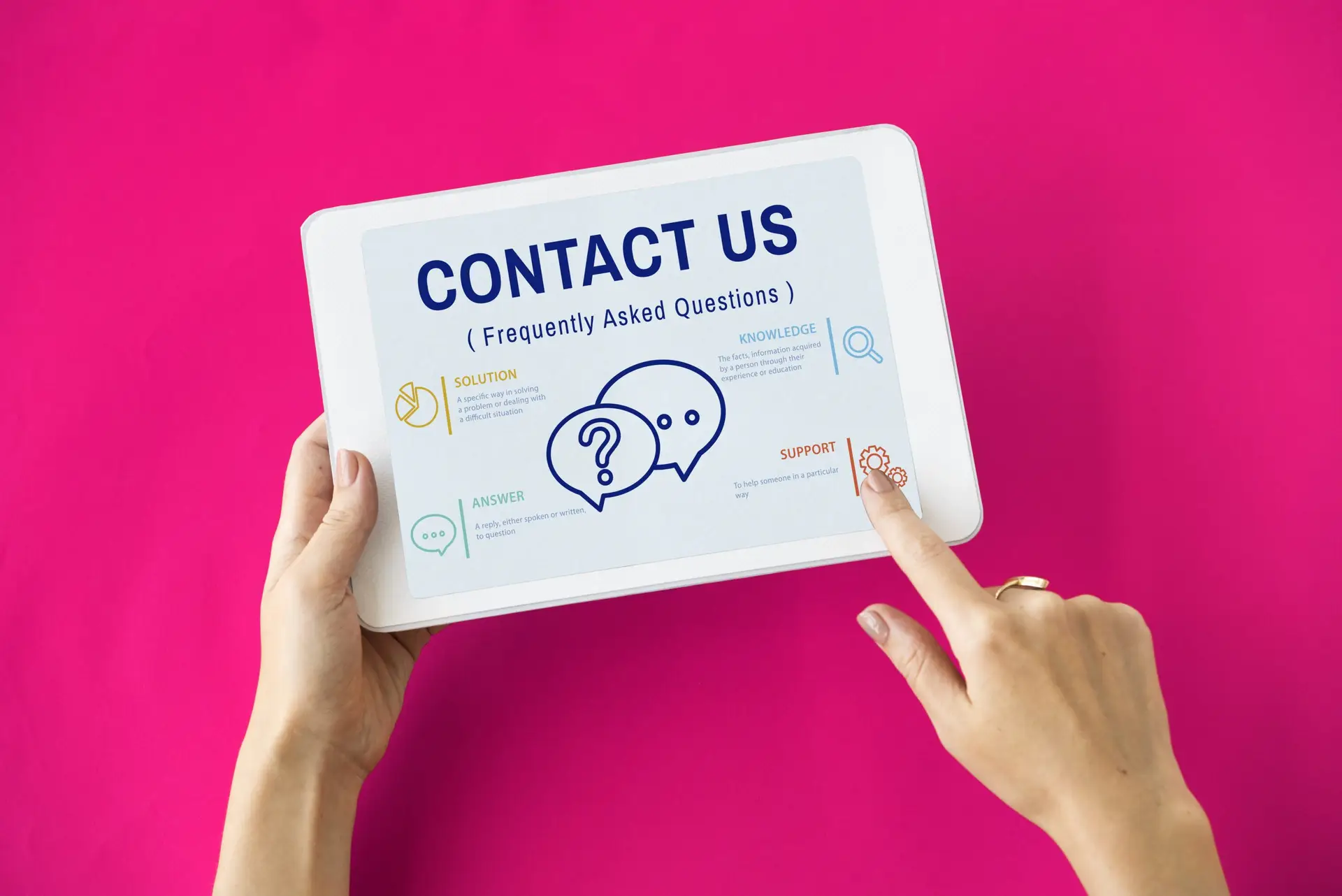 faqs customer service icon concept scaled