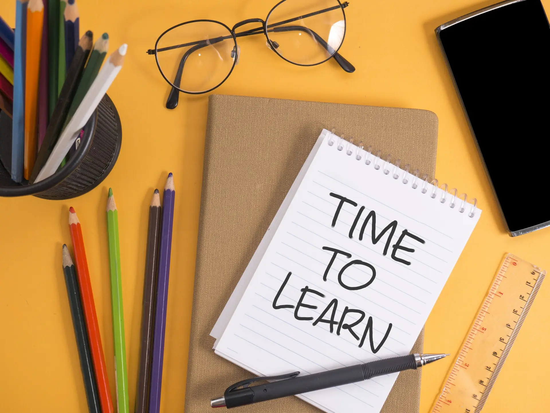 time learn motivational words quotes concept scaled